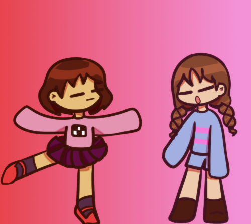 frisk and madotsuki clothing swap